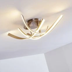 Hofstein Deckenleuchte Aranu LED Nickel-Matt, 4-flammig -LED Leuchten Verkäufe 2022 deckenleuchte aranu h3007730 18