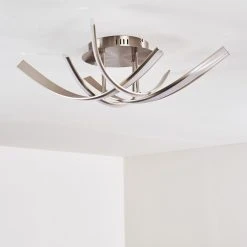 Hofstein Deckenleuchte Aranu LED Nickel-Matt, 4-flammig -LED Leuchten Verkäufe 2022 deckenleuchte aranu h3007730 20