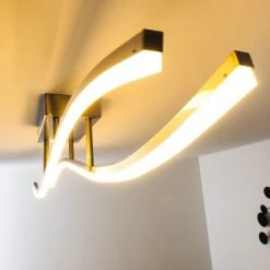 Hofstein Deckenleuchte Atina LED Nickel-Matt, 1-flammig -LED Leuchten Verkäufe 2022 deckenleuchte atina h167978 10