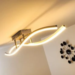 Hofstein Deckenleuchte Atina LED Nickel-Matt, 1-flammig -LED Leuchten Verkäufe 2022 deckenleuchte atina h167978 3