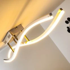 Hofstein Deckenleuchte Atina LED Nickel-Matt, 1-flammig -LED Leuchten Verkäufe 2022 deckenleuchte atina h167978 7