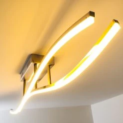 Hofstein Deckenleuchte Atina LED Nickel-Matt, 1-flammig -LED Leuchten Verkäufe 2022 deckenleuchte atina h167978 9