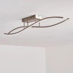 Hofstein Deckenleuchte Atina LED Nickel-Matt, 1-flammig -LED Leuchten Verkäufe 2022 deckenleuchte atina h167978 do1 17