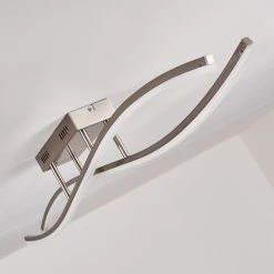 Hofstein Deckenleuchte Atina LED Nickel-Matt, 1-flammig -LED Leuchten Verkäufe 2022 deckenleuchte atina h167978 do1 7