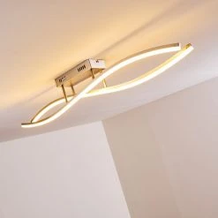 Hofstein Deckenleuchte Atina LED Nickel-Matt, 1-flammig -LED Leuchten Verkäufe 2022 deckenleuchte atina h167978 do1 8