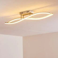 Hofstein Deckenleuchte Atina LED Nickel-Matt, 1-flammig -LED Leuchten Verkäufe 2022 deckenleuchte atina h167978 do1 9