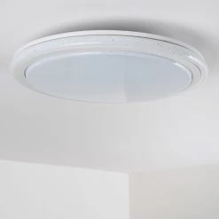 Hofstein Deckenleuchte Bermeo LED Wei&szlig;, 2-flammig, Fernbedienung, Farbwechsler -LED Leuchten Verkäufe 2022 deckenleuchte bermeo h3003985 44