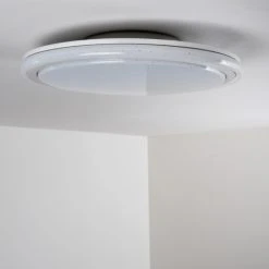 Hofstein Deckenleuchte Bermeo LED Wei&szlig;, 2-flammig, Fernbedienung, Farbwechsler -LED Leuchten Verkäufe 2022 deckenleuchte bermeo h3003985 47