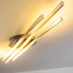 Hofstein Deckenleuchte Bibione LED Stahl geb&uuml;rstet, 1-flammig -LED Leuchten Verkäufe 2022 deckenleuchte bibione h168494 10