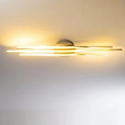 Hofstein Deckenleuchte Bibione LED Stahl geb&uuml;rstet, 1-flammig -LED Leuchten Verkäufe 2022 deckenleuchte bibione h168494 8