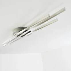 Hofstein Deckenleuchte Bibione LED Stahl geb&uuml;rstet, 1-flammig -LED Leuchten Verkäufe 2022 deckenleuchte bibione h168494 9