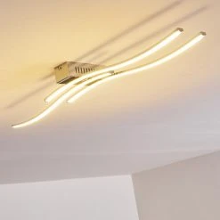 Hofstein Deckenleuchte Birches LED Nickel-Matt, Chrom, 3-flammig -LED Leuchten Verkäufe 2022 deckenleuchte birches h3006382 4