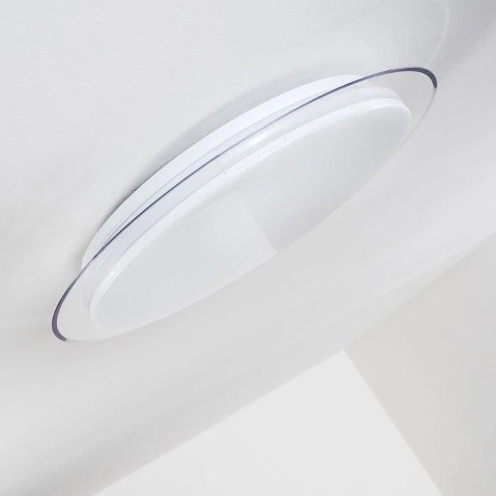 Hofstein Deckenleuchte Bleik LED Weiß, 1-flammig, Fernbedienung 4 Hofstein Deckenleuchte Bleik LED Weiß, 1-flammig, Fernbedienung – Bild 4