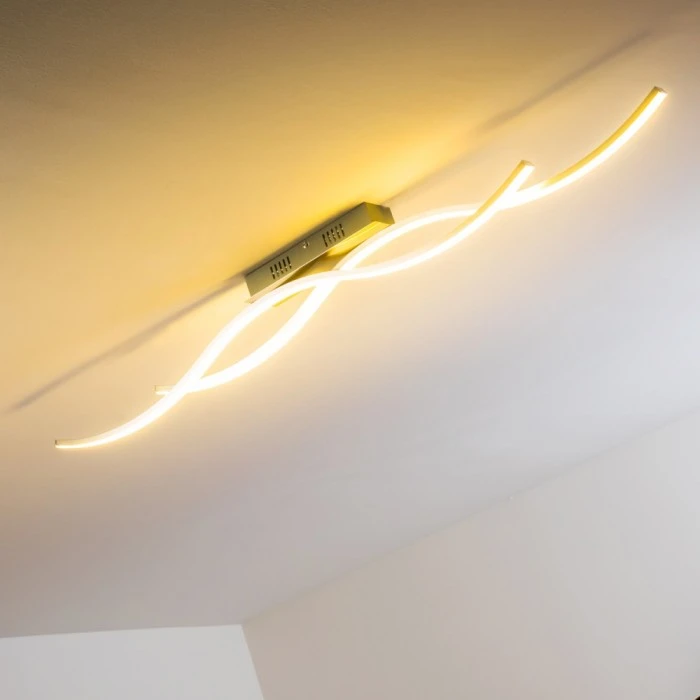 Hofstein Deckenleuchte Brindisi LED Stahl gebürstet, 1-flammig 21 Hofstein Deckenleuchte Brindisi LED Stahl gebürstet, 1-flammig – Bild 21