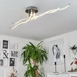 Hofstein Deckenleuchte CORATO LED Nickel-Matt, 1-flammig -LED Leuchten Verkäufe 2022 deckenleuchte corato h169811 do3 10