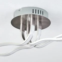 Hofstein Deckenleuchte CORATO LED Nickel-Matt, 1-flammig -LED Leuchten Verkäufe 2022 deckenleuchte corato h169811 do3 2