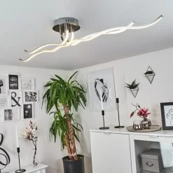 Hofstein Deckenleuchte CORATO LED Nickel-Matt, 1-flammig -LED Leuchten Verkäufe 2022 deckenleuchte corato h169811 do3 6