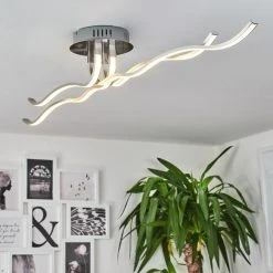 Hofstein Deckenleuchte CORATO LED Nickel-Matt, 1-flammig -LED Leuchten Verkäufe 2022 deckenleuchte corato h169811 do3 8