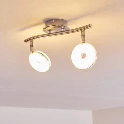 Hofstein Deckenleuchte Donot LED Nickel-Matt, 2-flammig -LED Leuchten Verkäufe 2022 deckenleuchte donot h3020913 do2 16