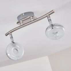 Hofstein Deckenleuchte Donot LED Nickel-Matt, 2-flammig -LED Leuchten Verkäufe 2022 deckenleuchte donot h3020913 do2 19