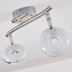 Hofstein Deckenleuchte Donot LED Nickel-Matt, 2-flammig -LED Leuchten Verkäufe 2022 deckenleuchte donot h3020913 do2 6