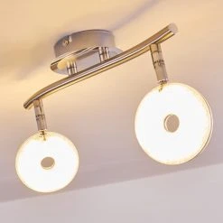 Hofstein Deckenleuchte Donot LED Nickel-Matt, 2-flammig -LED Leuchten Verkäufe 2022 deckenleuchte donot h3020913 do2 7