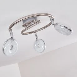 Hofstein Deckenleuchte Donot LED Nickel-Matt, 3-flammig -LED Leuchten Verkäufe 2022 deckenleuchte donot h3020920 do2 12