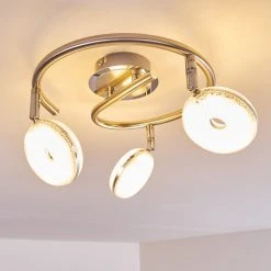 Hofstein Deckenleuchte Donot LED Nickel-Matt, 3-flammig -LED Leuchten Verkäufe 2022 deckenleuchte donot h3020920 do2 13