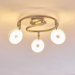 Hofstein Deckenleuchte Donot LED Nickel-Matt, 3-flammig -LED Leuchten Verkäufe 2022 deckenleuchte donot h3020920 do2 18