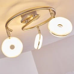 Hofstein Deckenleuchte Donot LED Nickel-Matt, 3-flammig -LED Leuchten Verkäufe 2022 deckenleuchte donot h3020920 do2 2