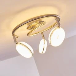 Hofstein Deckenleuchte Donot LED Nickel-Matt, 3-flammig -LED Leuchten Verkäufe 2022 deckenleuchte donot h3020920 do2 4