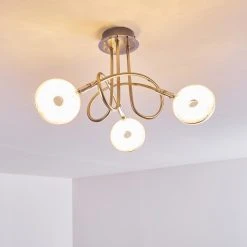 Hofstein Deckenleuchte Donot LED Nickel-Matt, 3-flammig -LED Leuchten Verkäufe 2022 deckenleuchte donot h3020937 do2 18