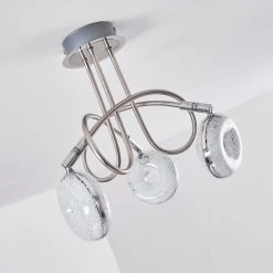 Hofstein Deckenleuchte Donot LED Nickel-Matt, 3-flammig -LED Leuchten Verkäufe 2022 deckenleuchte donot h3020937 do2 4