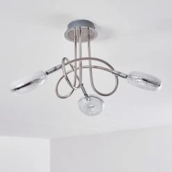 Hofstein Deckenleuchte Donot LED Nickel-Matt, 3-flammig -LED Leuchten Verkäufe 2022 deckenleuchte donot h3020937 do2 5