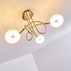 Hofstein Deckenleuchte Donot LED Nickel-Matt, 3-flammig -LED Leuchten Verkäufe 2022 deckenleuchte donot h3020937 do2 9