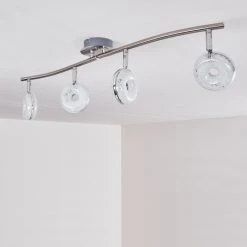 Hofstein Deckenleuchte Donot LED Nickel-Matt, 4-flammig -LED Leuchten Verkäufe 2022 deckenleuchte donot h3020944 do2 15