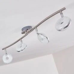 Hofstein Deckenleuchte Donot LED Nickel-Matt, 4-flammig -LED Leuchten Verkäufe 2022 deckenleuchte donot h3020944 do2 17