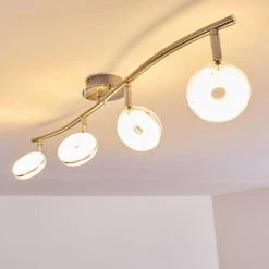 Hofstein Deckenleuchte Donot LED Nickel-Matt, 4-flammig -LED Leuchten Verkäufe 2022 deckenleuchte donot h3020944 do2 3