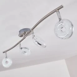 Hofstein Deckenleuchte Donot LED Nickel-Matt, 4-flammig -LED Leuchten Verkäufe 2022 deckenleuchte donot h3020944 do2 5