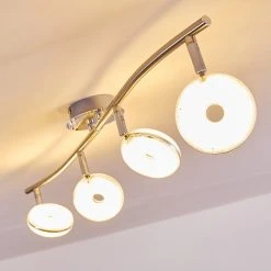 Hofstein Deckenleuchte Donot LED Nickel-Matt, 4-flammig -LED Leuchten Verkäufe 2022 deckenleuchte donot h3020944 do2 9