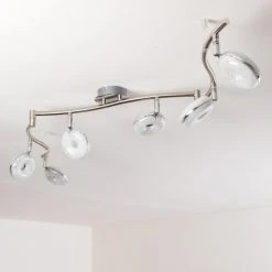 Hofstein Deckenleuchte Donot LED Nickel-Matt, 6-flammig -LED Leuchten Verkäufe 2022 deckenleuchte donot h3020951 do2 14