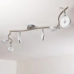 Hofstein Deckenleuchte Donot LED Nickel-Matt, 6-flammig -LED Leuchten Verkäufe 2022 deckenleuchte donot h3020951 do2 15