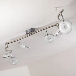 Hofstein Deckenleuchte Donot LED Nickel-Matt, 6-flammig -LED Leuchten Verkäufe 2022 deckenleuchte donot h3020951 do2 16