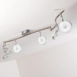 Hofstein Deckenleuchte Donot LED Nickel-Matt, 6-flammig -LED Leuchten Verkäufe 2022 deckenleuchte donot h3020951 do2 7