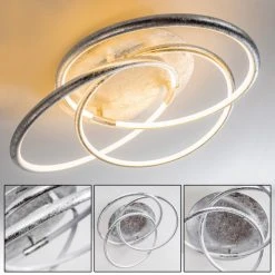 Hofstein Deckenleuchte Glen LED Silber, 1-flammig -LED Leuchten Verkäufe 2022 deckenleuchte glen h3020975 do2 15