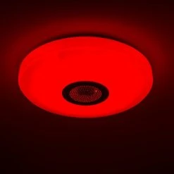 Hofstein Deckenleuchte Hemlo LED Wei&szlig;, 1-flammig, Fernbedienung, Farbwechsler -LED Leuchten Verkäufe 2022 deckenleuchte hemlo h3001332 18