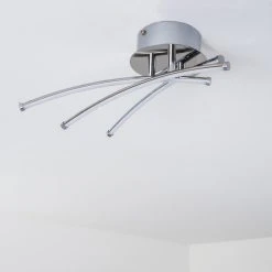 Hofstein Deckenleuchte Hotchkiss LED Chrom, 1-flammig -LED Leuchten Verkäufe 2022 deckenleuchte hotchkiss h3003886 12