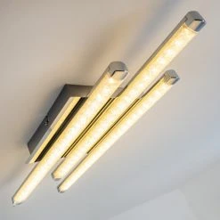 Hofstein Deckenleuchte Iskut LED Chrom, 3-flammig -LED Leuchten Verkäufe 2022 deckenleuchte iskut h3000717 11