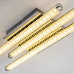 Hofstein Deckenleuchte Iskut LED Chrom, 3-flammig -LED Leuchten Verkäufe 2022 deckenleuchte iskut h3000717 13