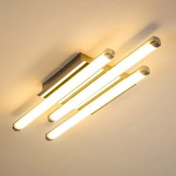 Hofstein Deckenleuchte Iskut LED Chrom, 3-flammig -LED Leuchten Verkäufe 2022 deckenleuchte iskut h3000717 9